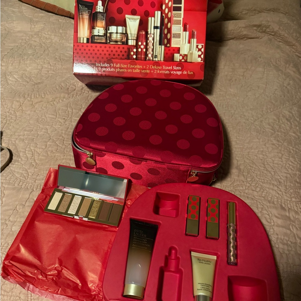 Estee Lauder Red and Gold Makeup Collection